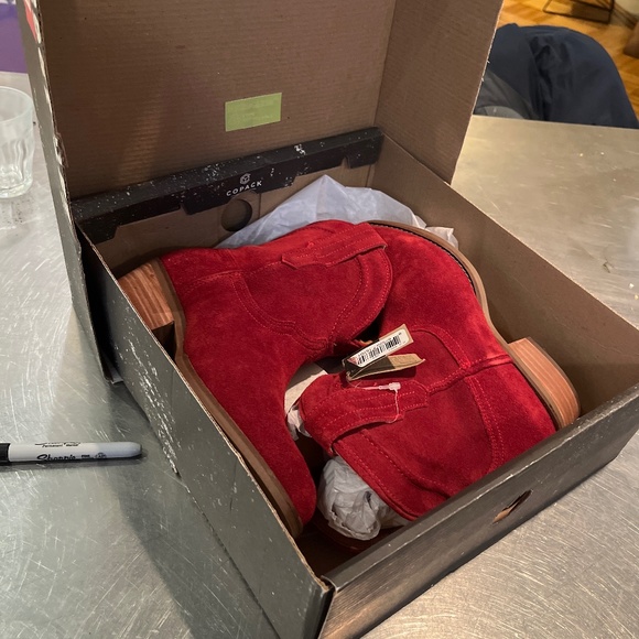 Dingo #tumbleweed Red boots 7.5 - Picture 1 of 5